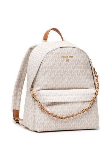 MICHAEL Michael Kors Раница Slater 30T0G04B6B Бял - Mera.bg