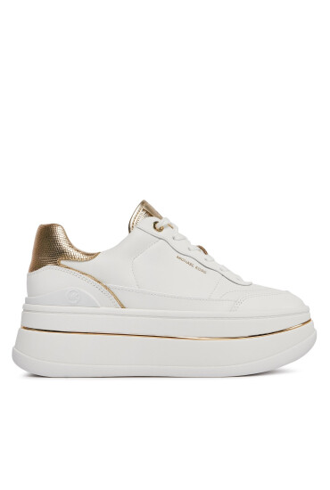 MICHAEL Michael Kors Сникърси Hayes Lace Up 43R4HYFS2L Бял - Mera.bg