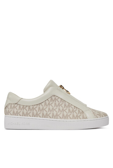 MICHAEL Michael Kors Сникърси Keaton Zip Slip On 43R4KTFP2B Екрю - Mera.bg