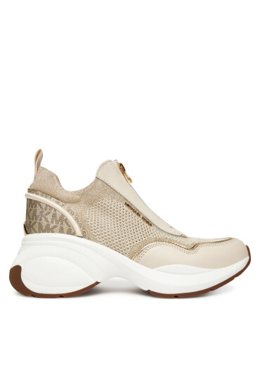 MICHAEL Michael Kors Сникърси Zuma Mixed-Media Trainer 43F5ZUFP2L Златист - Mera.bg