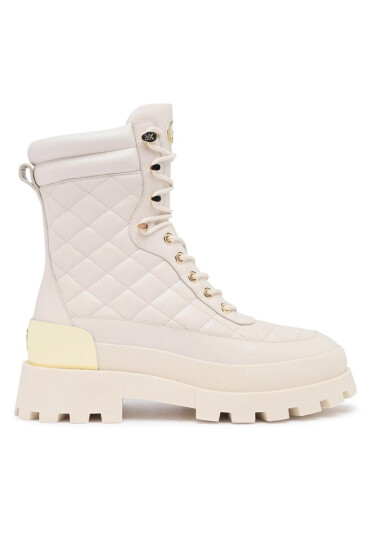 MICHAEL Michael Kors Туристически oбувки Rowan Lace Up Bootie 40F3RWFE1L Екрю - Mera.bg