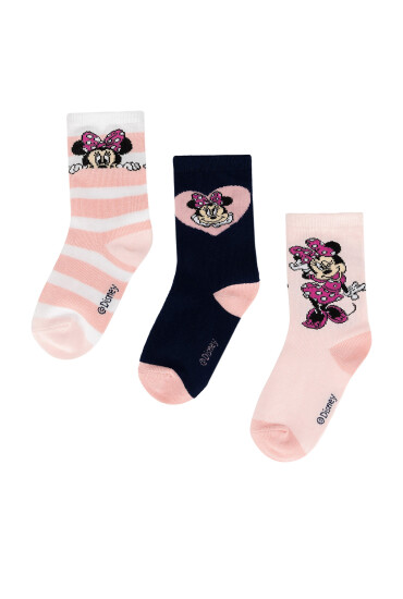 Mickey&Friends Дълги чорапи ACCCS-AW24-341DCLS (3-PACK) Розов - Mera.bg