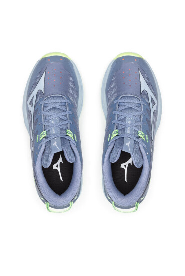 Mizuno Обувки Wave Daichi 7 J1GK227121 Vintage Indigo/Subdued Blue/Neo Lime - Mera.bg