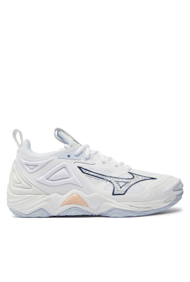 Mizuno Обувки за зала Wave Momentum 3 V1GC2312 Бял - Mera.bg