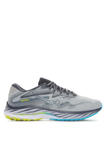 Mizuno Обувки Wave Rider 27 J1GC2303 Pblue/White/Bolt2Neon 1 - Mera.bg