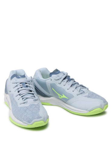 Mizuno Обувки за зала Wave Stealth Neo X1GB20002 Светлосиньо - Mera.bg