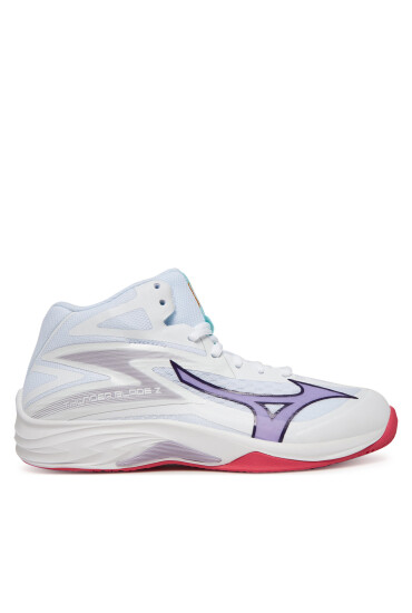 Mizuno Обувки за зала Hunder Blade Z Mid V1GC2375 Бял - Mera.bg