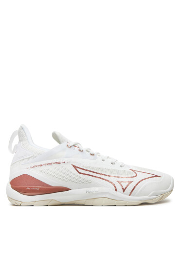 Mizuno Обувки за зала Wave Mirage 4 X1GB215036 Бял - Mera.bg