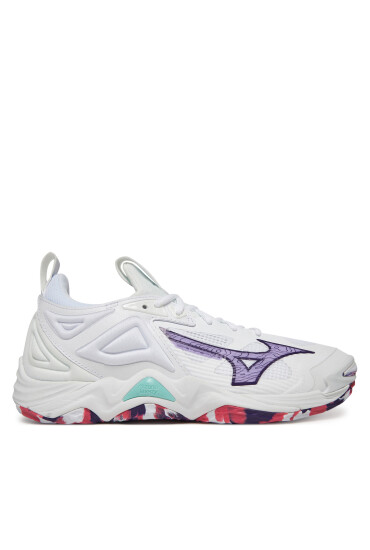 Mizuno Обувки за зала Wave Momentum 3 V1GC2312 Бял - Mera.bg