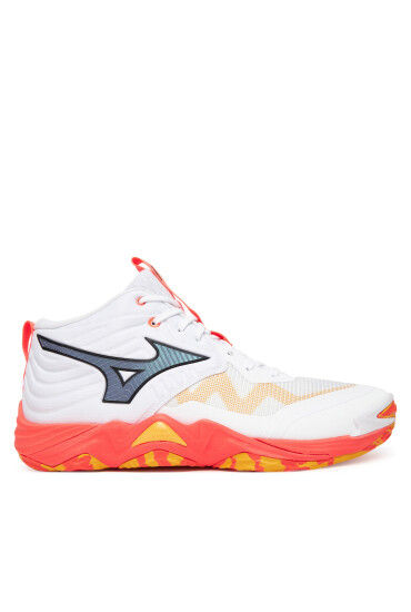 Mizuno Обувки за зала Wave Momentum Elite Mid V1GA2517 Оранжев - Mera.bg