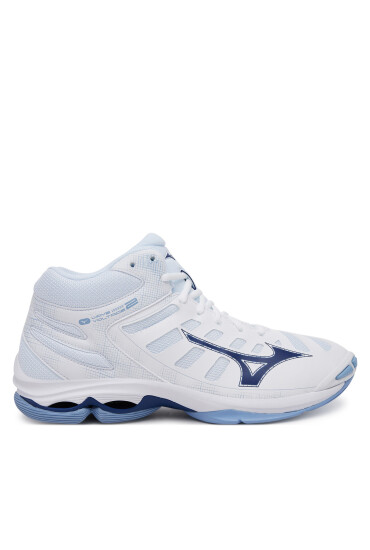 Mizuno Обувки за зала Wave Voltage 2 Mid V1GA2465 Бял - Mera.bg