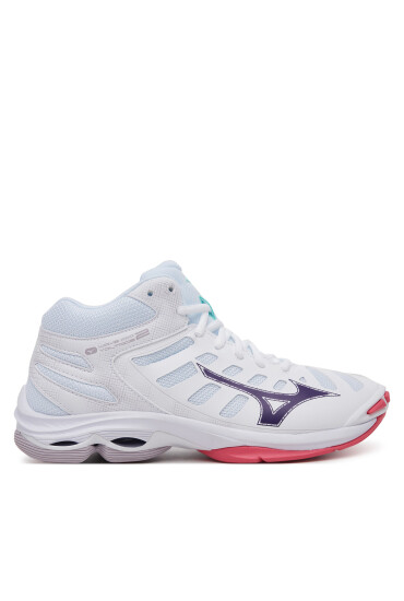 Mizuno Обувки за зала Wave Voltage 2 Mid V1GC2465 Бял - Mera.bg