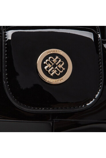Monnari Дамска чанта BAG1930-M20 Black Lacquer - Mera.bg