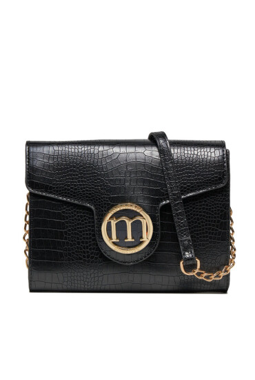 Monnari Дамска чанта BAG3340-M20 Czarne Lakierowe Croco - Mera.bg