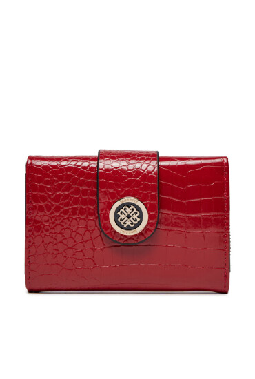 Monnari Голям дамски портфейл PUR0110-M05 Red Croco - Mera.bg