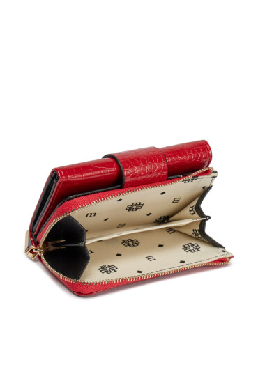 Monnari Голям дамски портфейл PUR0110-M05 Red Croco - Mera.bg