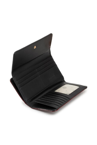 Monnari Голям дамски портфейл PUR0210-M05 Black With Red - Mera.bg