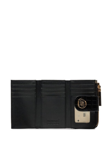 Monnari Малък дамски портфейл PUR0151-020 Black Croco - Mera.bg