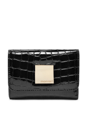 Monnari Малък дамски портфейл PURIMP0-24Z-PUR0190-KM20D000-R00 Черен - Mera.bg