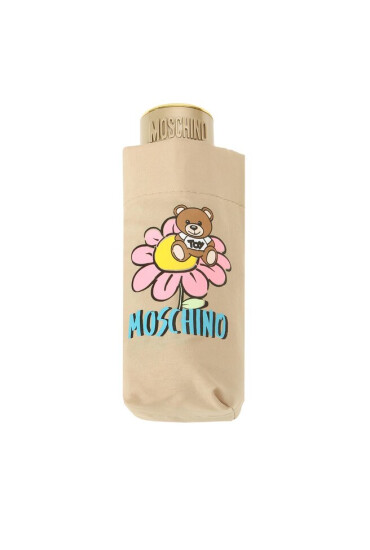 MOSCHINO Чадър Supermini D 8252 Dark Beige/Teddy Charm - Mera.bg