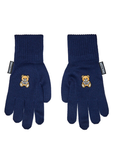 MOSCHINO Дамски ръкавици 65162 M2097 Тъмносин - Mera.bg