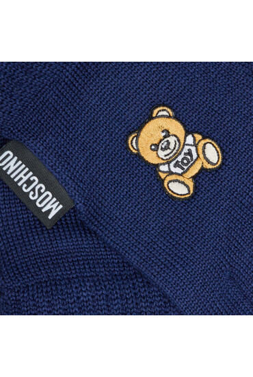 MOSCHINO Дамски ръкавици 65162 M2097 Тъмносин - Mera.bg