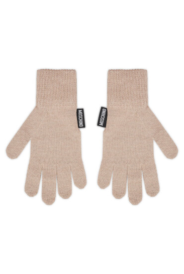 MOSCHINO Дамски ръкавици 65162 M2097 Бежов - Mera.bg