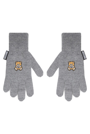 MOSCHINO Дамски ръкавици 65162 M2097 Сив - Mera.bg