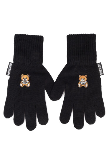 MOSCHINO Дамски ръкавици 65162 M2097 Черен - Mera.bg