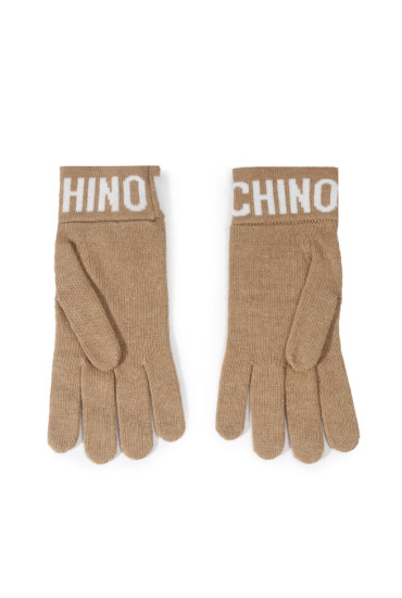 MOSCHINO Дамски ръкавици 65232 M2357 Бежов - Mera.bg