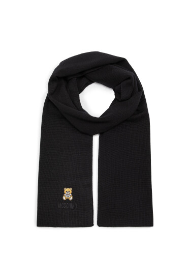 MOSCHINO Зимен шал 30620 M2095 Черен - Mera.bg