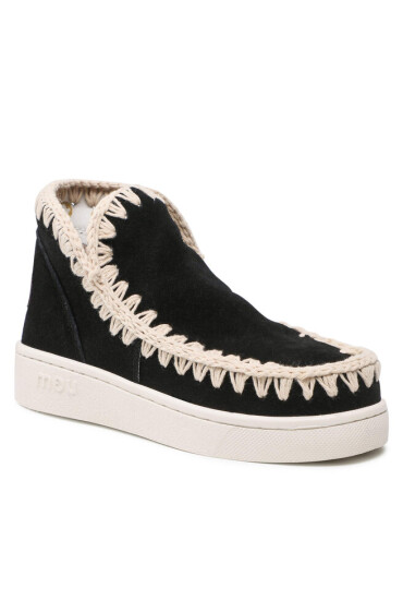Mou Обувки Summer Eskimo Sneaker Perforated Suede SW211000O Bkwh - Mera.bg