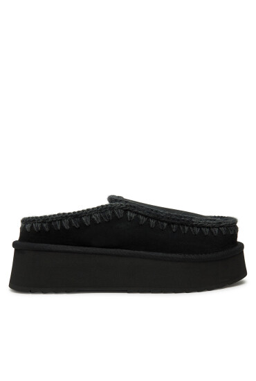 Mou Пантофи Clog Eskimo Platform FW681004A Черен - Mera.bg