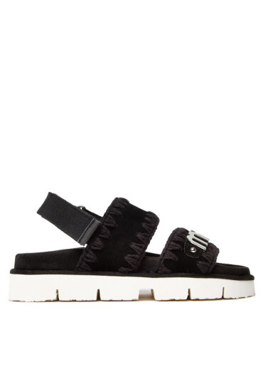 Mou Сандали New Bio Sandal SW461001A Черен - Mera.bg