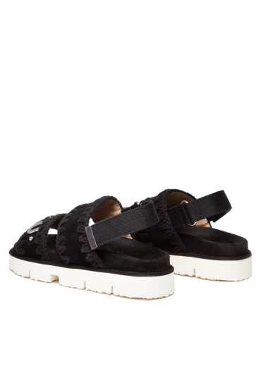 Mou Сандали New Bio Sandal SW461001A Черен - Mera.bg
