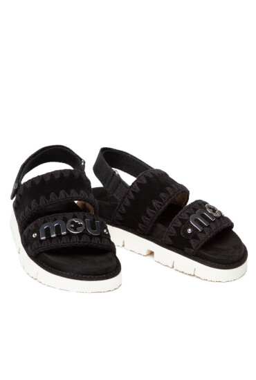 Mou Сандали New Bio Sandal SW461001A Черен - Mera.bg