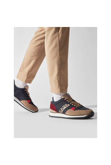 Napapijri Сникърси Cosmos01 NP0A4HVP Navy/Beige/Red MG3 - Mera.bg