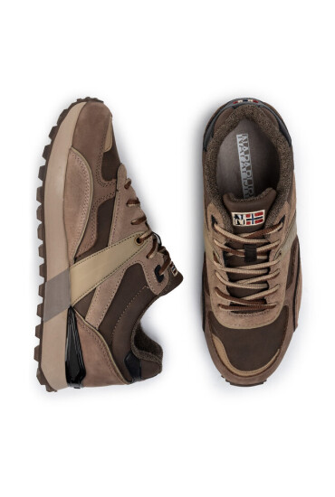 Napapijri Сникърси Frebut NA4DXDWA3 Nub Falcon Brown - Mera.bg