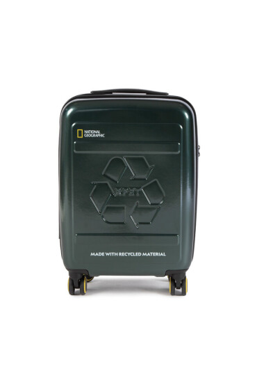 National Geographic Малък твърд куфар Small Trolley N205HA.49.17 Dk. Green - Mera.bg