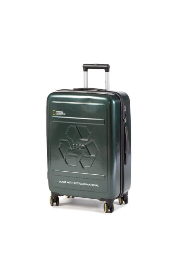 National Geographic Среден твърд куфар Balance N205HA.60.17 Dk.Green - Mera.bg