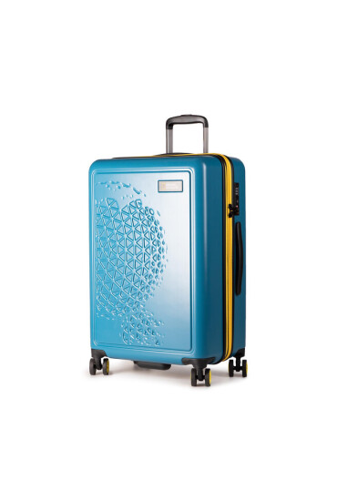 National Geographic Среден твърд куфар Globe H162HA.60.39 Blue 39 - Mera.bg