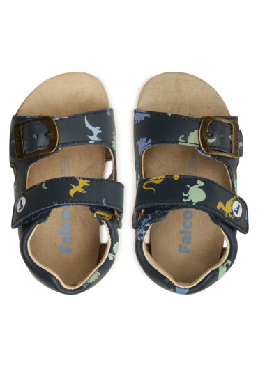Naturino Сандали Falcotto By Falcotto Bea Calf Pr. Dinosaurs 0011500737.91.0C02 Тъмносин - Mera.bg