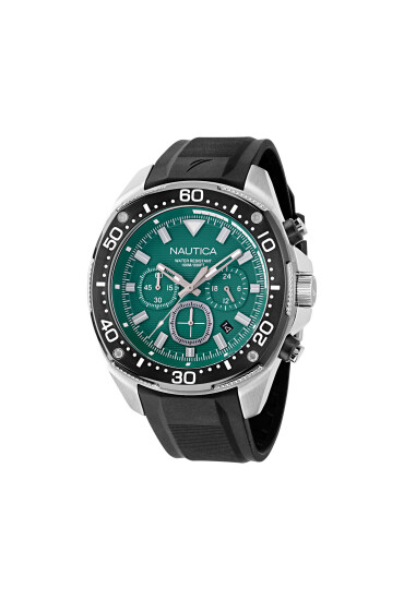 Nautica Часовник Bluesail Chronograph NAPBSF405 Черен - Mera.bg