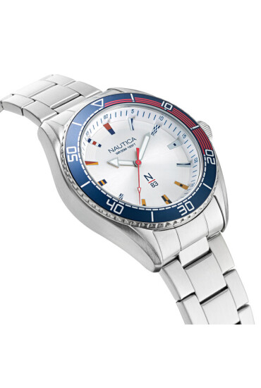 Nautica Часовник N-83 Finn World NAPFWS005 Silver - Mera.bg
