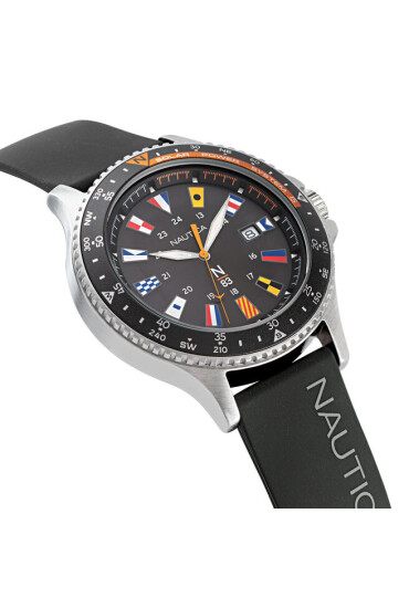 Nautica Часовник N-83 NAPCBA130 Silver/Black - Mera.bg