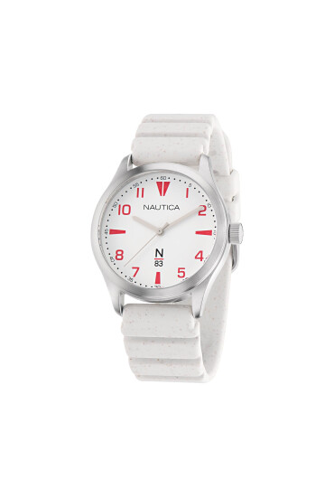 Nautica Часовник NAPHBS403 Бял - Mera.bg