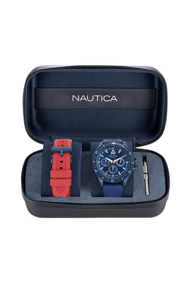 Nautica Часовник Nct Windrose NAPWRF404 Син - Mera.bg