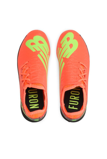 New Balance Обувки за футбол Furon v7 Dispatch Jnr Tf SJF3TDF7 Оранжев - Mera.bg