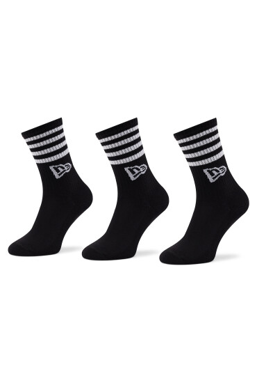 New Era Дълги чорапи Stripe Crew 13113627 Черен - Mera.bg