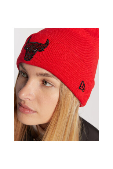 New Era Шапка Chicago Bulls Infill Bobble 60284999 Червен - Mera.bg